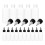 75Pcs Clear Plastic Needle Tip Bottles for Accurate Paint Dispensing 1