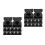 100Pcs Black Metal Picture Hooks Heavy Duty Elegant Frame Hanging Tool 8