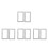 8Pcs White Silicone Electrical Outlet Covers Decorative Wall Plate 9