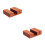 2Pcs Brown Wooden Storage Organizer Kitchen Board Holder Rack 7