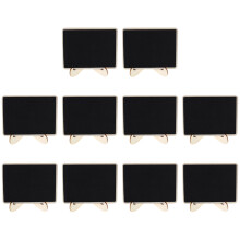 20Pcs Mini Chalkboard Signs Wooden Blackboards for Weddings Home Decor