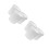 6Pcs Multipurpose White Plastic Buckets with Lids Heavy Duty Storage 9
