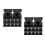 100Pcs Black Metal Picture Hooks Heavy Duty Elegant Frame Hanging Tool 7