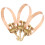 9Pcs Metal Erhu Tuning Accessories String Adjuster Gold 2