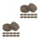 60Pcs Charcoal Fire Starters Wood Blocks Lightweight for Camping Bbq 4
