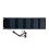 2Sets Foldable Solar Panel Charger 15W Black Portable USB Car Charger 1