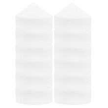 60Pcs White Latex Makeup Triangle for Loose & Pressed Powder Use