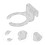 4Pcs Aquarium Filter Bag Holder Clear Durable Sock Bracket 10