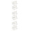 6Pcs ABS White Reed Storage Case Oboe Alto Sax Clarinet Protection Box 5