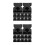 100Pcs Black Metal Picture Hooks Heavy Duty Elegant Frame Hanging Tool 9