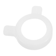 5Pcs White Plastic Ice Cream Machine Nozzle Caps for Easy Installation
