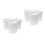 6Pcs Multipurpose White Plastic Buckets with Lids Heavy Duty Storage 4