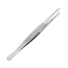 2Pcs High Precision Stainless Steel Stamp Tweezers for Collector Tools