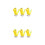 6Pcs Multi ABS Lovely Clockwork Animal Toys Kids Early Learning Fun 4
