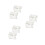 6Pcs ABS White Reed Storage Case Oboe Alto Sax Clarinet Protection Box 9