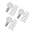 30Pairs Universal Rotisserie Screws Stainless Knobs Silver 7