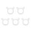 5Pcs White Plastic Ice Cream Machine Nozzle Caps for Easy Installation 6
