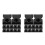 100Pcs Black Metal Picture Hooks Heavy Duty Elegant Frame Hanging Tool 6