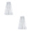 2Pcs Silver Creative Sequin Cape Hooded Cloak for Halloween Parties 5