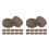 60Pcs Charcoal Fire Starters Wood Blocks Lightweight for Camping Bbq 7
