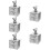 5Stk Baby Organizer Silberfarben Tragbar & 7