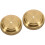 2Pcs Copper Round Table Lamp Base Metal Solid DIY Lamp Stand Gold 5