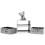 5Stk Baby Organizer Silberfarben Tragbar & 10