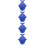 4Pcs Silicone Baby Scrubber Dark Blue Gentle Bath Tool 8