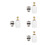 4Pcs Golden Brass Underfloor Heating Manifold Valve Spring Return Core 7