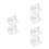 6Pcs ABS White Reed Storage Case Oboe Alto Sax Clarinet Protection Box 4