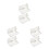 6Pcs ABS White Reed Storage Case Oboe Alto Sax Clarinet Protection Box 6