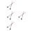 4Paren Drumsticks Marimba Percussie Set Voor Thuisgebruik Bruin 5