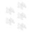 60Pcs White Latex Makeup Triangle for Loose & Pressed Powder Use 4