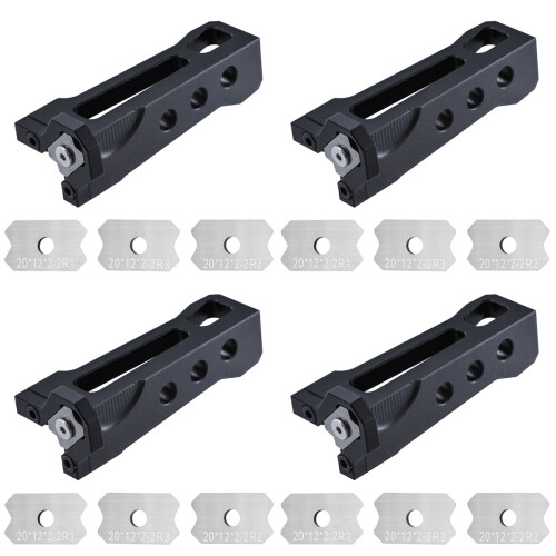 4Pcs Small Hand Planer Black Wood for Surface Smoothing 2