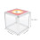 4Pcs Simple Lockable Transparent Raffle Box for Office Vote Storage 11