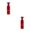2Pcs Adjustable GPU Bracket Red Aluminum Anti-Slip Holder 8