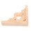 3Pcs Decorative Wooden Triangle Brackets for Floating Shelf Support 2