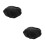 2Pcs Black Cycling Shield Durable Polyester Protective Sleeve 5