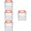 4Pcs Simple Lockable Transparent Raffle Box for Office Vote Storage 9
