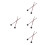 4Paren Drumsticks Marimba Percussie Set Voor Thuisgebruik Bruin 4