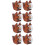 8Pcs Compact Wood Tape Holder Squirrel Desktop Dispenser for Office 10