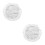 2Pcs Elastic Fitted Transparent PVC Round Tablecloth Waterproof Cover 9
