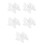 60Pcs White Latex Makeup Triangle for Loose & Pressed Powder Use 5