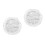 2Pcs Elastic Fitted Transparent PVC Round Tablecloth Waterproof Cover 10