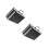 2Pcs Portable Aluminum Alloy Tool Case Black Locking Toolbox Organizer 5