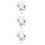 3Pcs Silver Ceiling Fan Mount Braces Iron Material Box Fan Holders 4