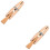 2Pcs Brown Ring Wood Clips for Engraving Jewelry Making Hand Tools 8