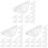 150Pcs White Hat Supporting Stand Cap Inner Holder for Hats 4