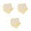 600Pcs Durable Yellow Wick Stickers Double-Sided Adhesive Dots for DIY 5