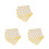 600Pcs Durable Yellow Wick Stickers Double-Sided Adhesive Dots for DIY 7